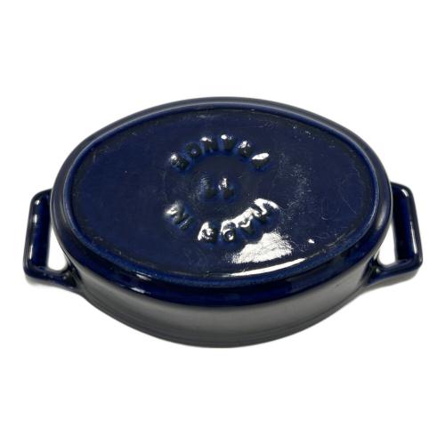 Staub (ストウブ) ピコココットオーバル ブルー 11cm