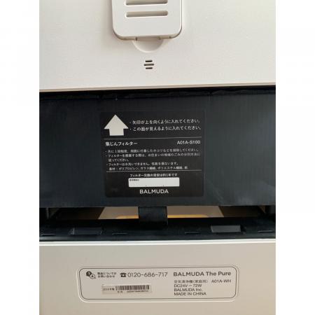 BALMUDA 空気清浄機 A01A-WH 中古品 2019年製 BALMUDA (バルミューダ) 空気清浄機 フィルターヨゴレ有り 2019年製