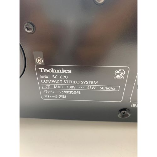 Technics (テクニクス) コンパクトステレオシステム  SC-C70 2018年製 FMアンテナ破損有