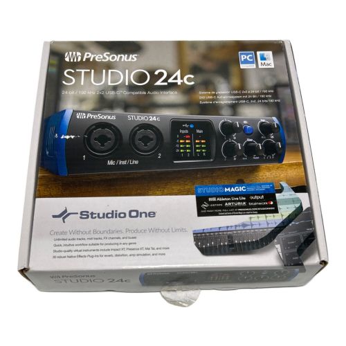 PreSonus (-) オーディオインターフェース STUDIO24c 動作確認済み -