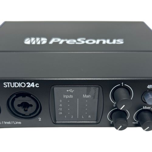 PreSonus (-) オーディオインターフェース STUDIO24c 動作確認済み -