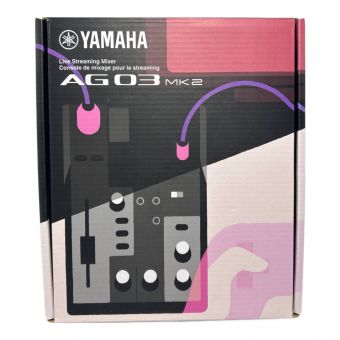 YAMAHA (ヤマハ) ライブストリーミングミキサー USBケーブル欠品 AG03MK2 通電確認のみ