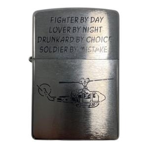 ZIPPO (ジッポ) オイルライター 2015年製 ヘリコプター