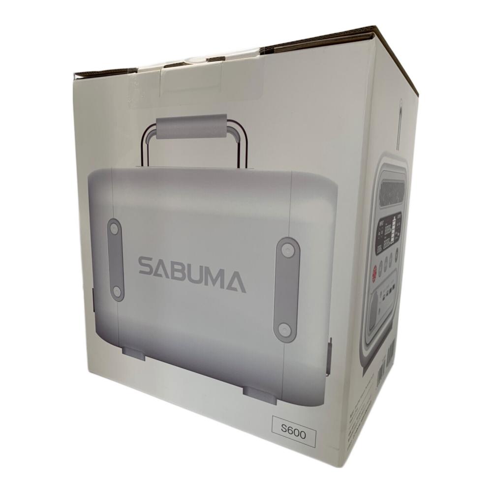 【新品未開封】SABUMA サブマ 大容量ポータブル電源 SB-S0600 SABUMA (サブマ) ポータブル電源 SB-S0600｜トレファクONLINE