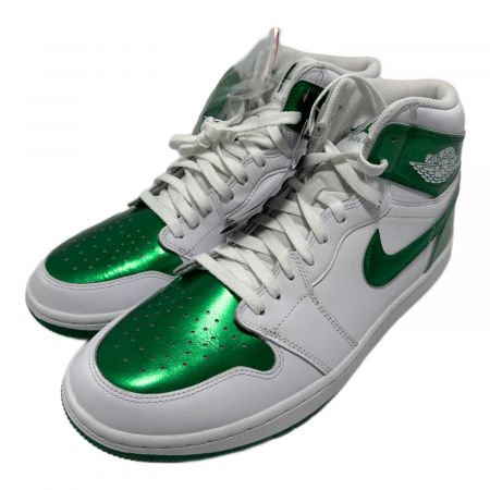 NIKE GOLF ハイカットシューズ ホワイト/グリーン NIKE AIR JORDAN 1 HIGH GOLF 