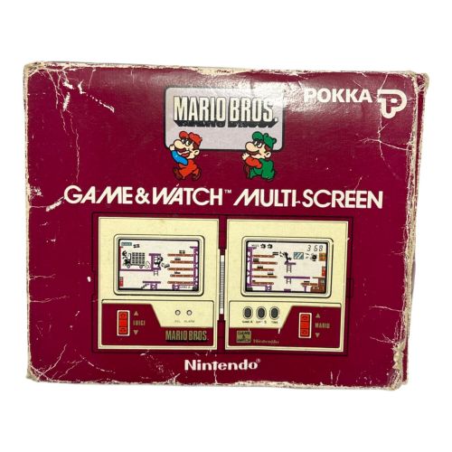 Nintendo (ニンテンドー) GAME＆WATCH MULTI SCREEN  MARIO BROS POKKA景品/箱傷み有 MW-56 動作確認済み -