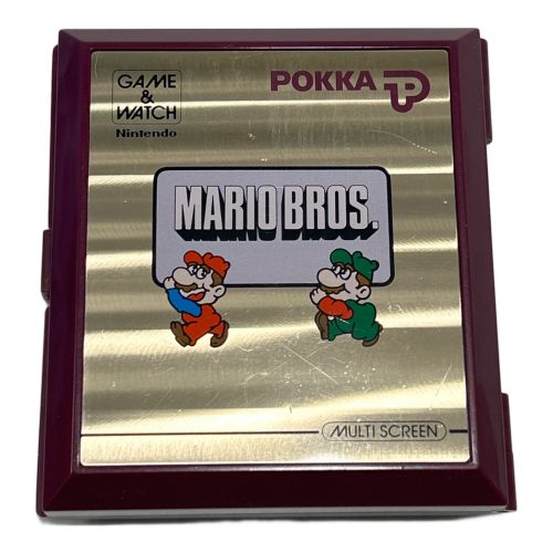 Nintendo (ニンテンドー) GAME＆WATCH MULTI SCREEN  MARIO BROS POKKA景品/箱傷み有 MW-56 動作確認済み -