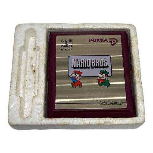 Nintendo (ニンテンドー) GAME＆WATCH MULTI SCREEN  MARIO BROS POKKA景品/箱傷み有 MW-56 動作確認済み -