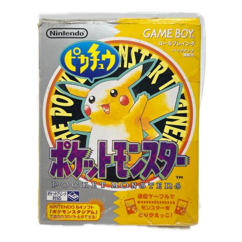 Nintendo (ニンテンドー) ゲームボーイ用ソフト 箱ダメージ大 ポケットモンスター ピカチュウ -