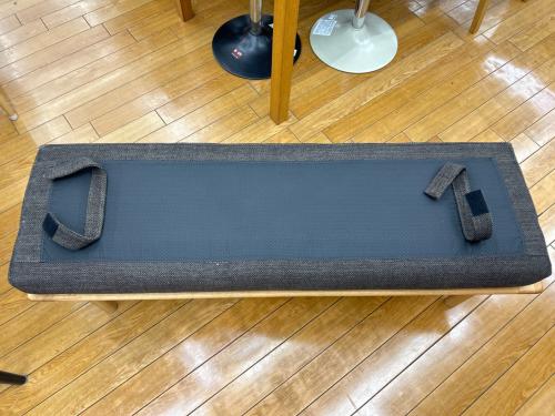 ニトリ ベンチ グレー 毛玉有 オークエスト 幅130cm