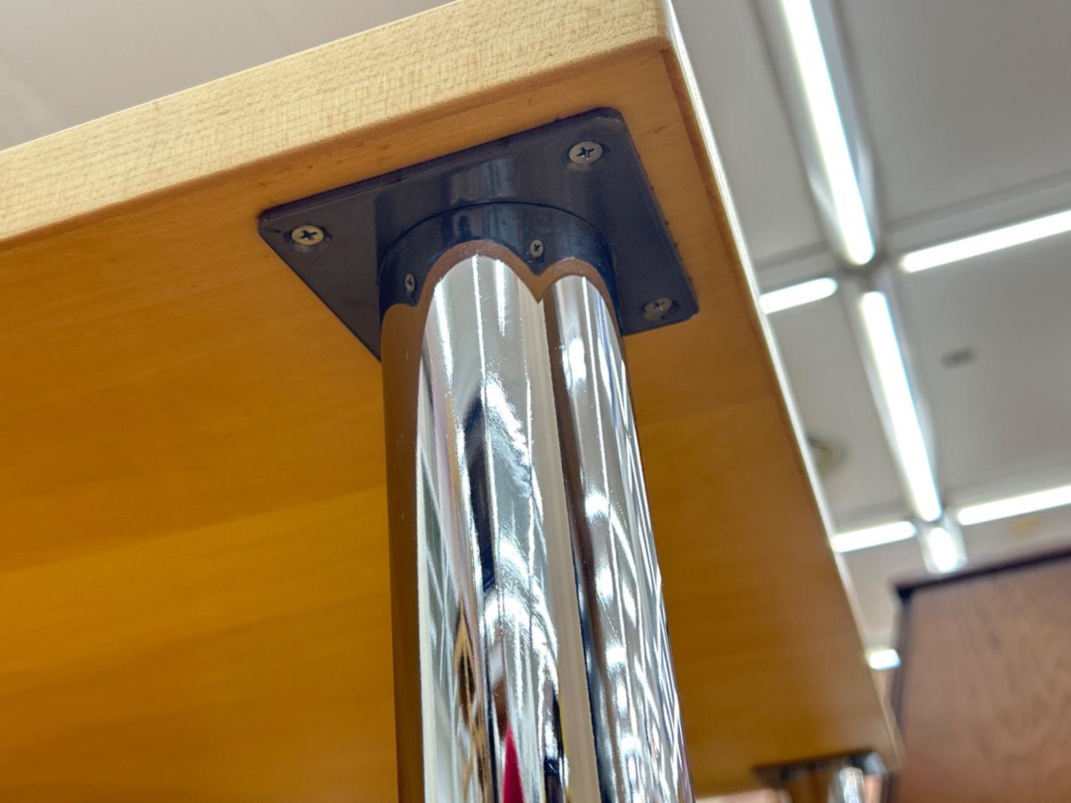 innovator (イノベーター) ダイニングテーブル ナチュラル×シルバー