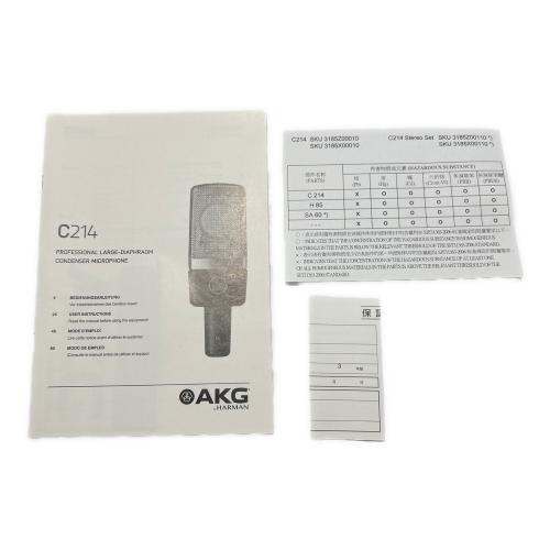 AKG (アーカーゲ) コンデンサーマイク ケース付 C214