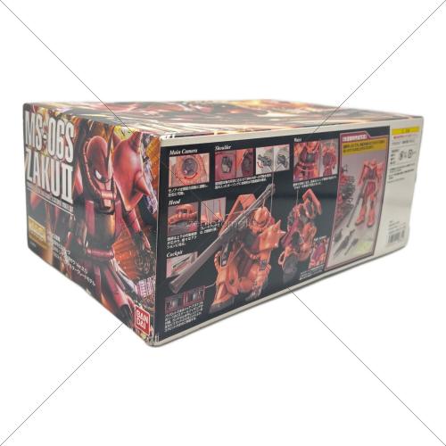 BANDAI (バンダイ) ガンプラ 1 /100スケール マスターグレードモデル MS-06S ZAKUⅡ シャア専用ザク ver.2.0