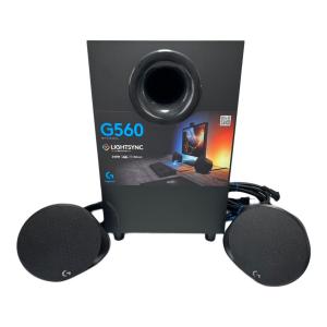 LOGICOOL (ロジクール) 2.1chゲーミングスピーカー LIGHTSYNC RGB G560 USB/Bluetooth/AUX