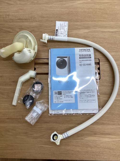 HITACHI (ヒタチ) ドラム式洗濯乾燥機 洗濯容量10.0kg 乾燥容量6.0kg 2019年製 BD-SG100EL