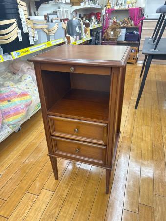 東海家具 (トウカイカグ) 電話台 ブラウン Kent 63 引出付き STI-2145