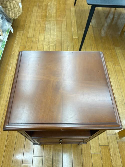 東海家具 (トウカイカグ) 電話台 ブラウン Kent 63 引出付き STI-2145