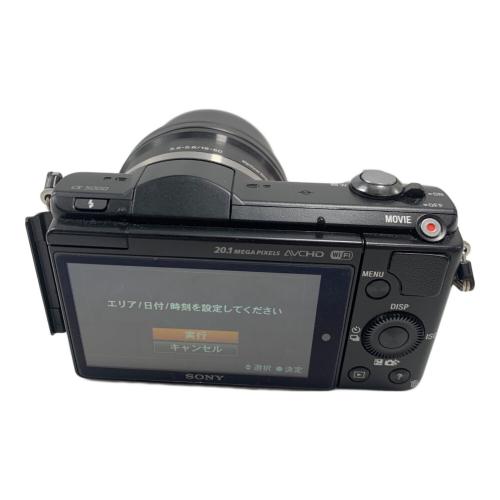 SONY (ソニー) ミラーレス一眼カメラ ILCE-5000 ダブルズームレンズキット