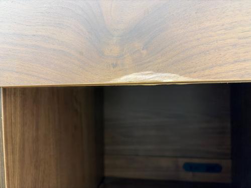 UNICO (ウニコ) キッチンカウンター ブラウン×シルバー DIX kitchen counter W1200