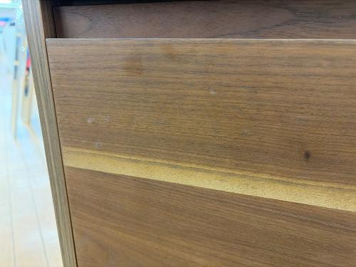 UNICO (ウニコ) キッチンカウンター ブラウン×シルバー DIX kitchen counter W1200