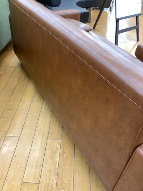 カウチソファー ブラウン