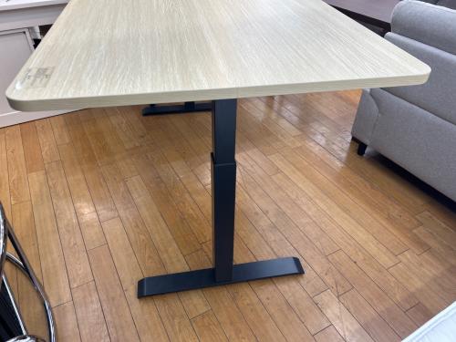 関家具 (セキカグ) 電動昇降デスク ナチュラル×ブラック HOPシリーズ 180×90×70～115cm