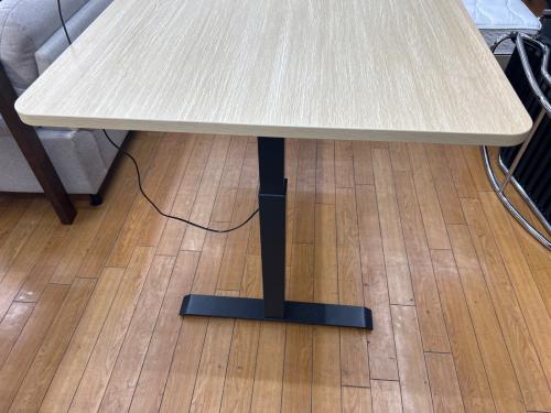 関家具 (セキカグ) 電動昇降デスク ナチュラル×ブラック HOPシリーズ 