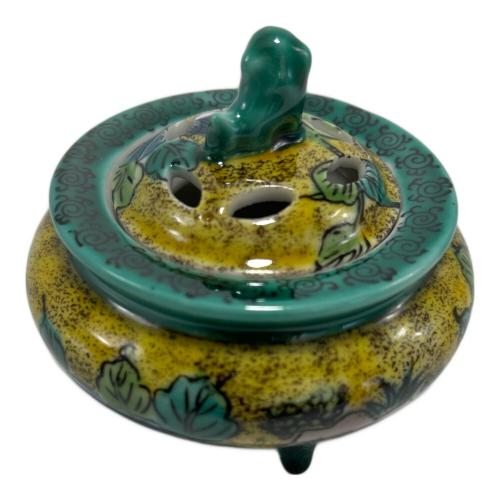 九谷焼 (クタニヤキ) 香炉 玉水