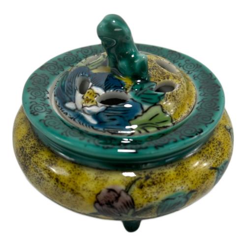 九谷焼 (クタニヤキ) 香炉 玉水