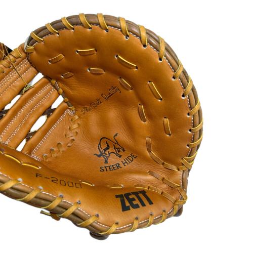 ZETT (ゼット) ファースト用ミット STEER HIDE F-2000