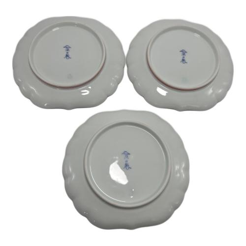 深川製磁 和皿揃え 菊小鳥 5Pセット