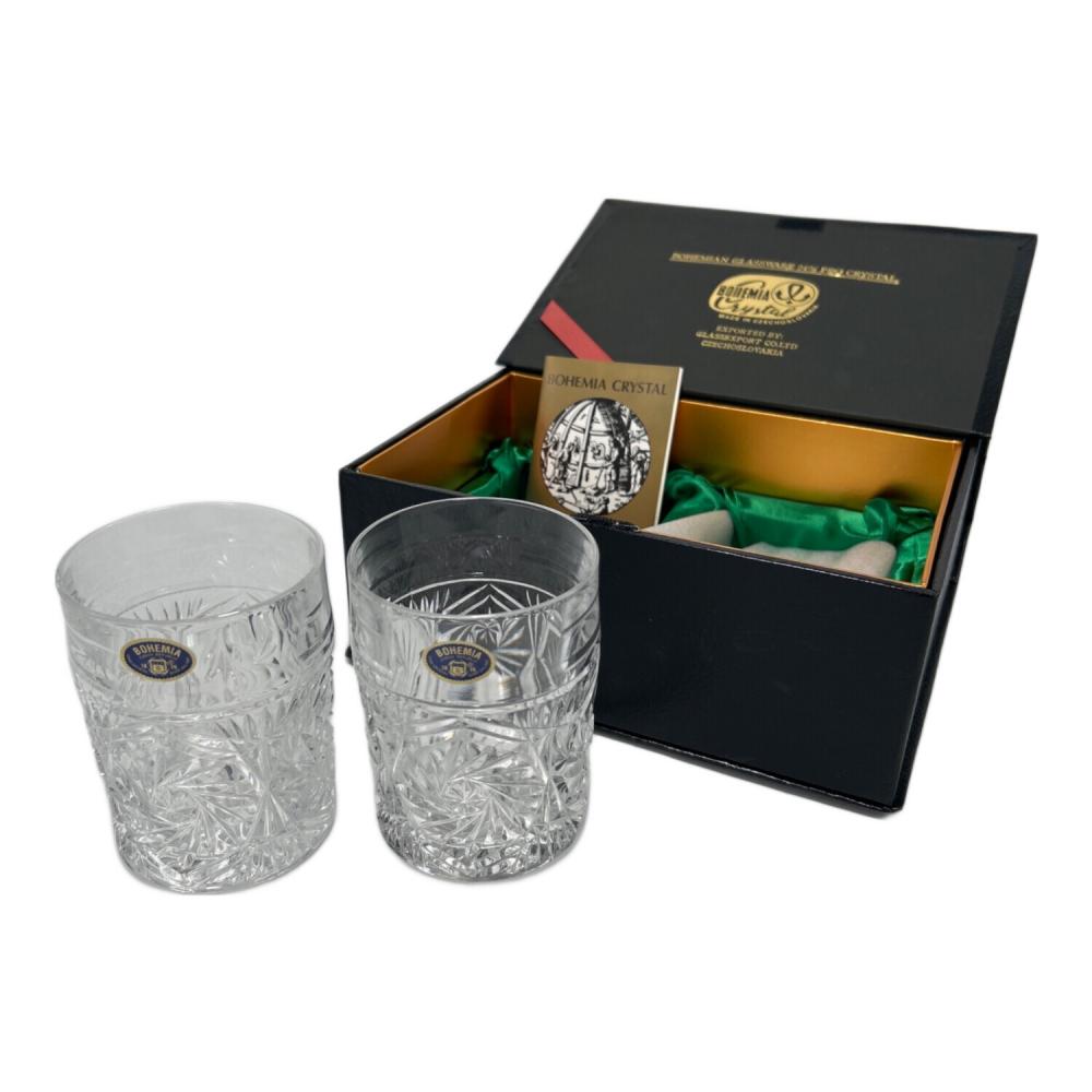 BOHEMIAN GLRASS ボヘミアングラス　化粧箱入り BOHEMIA GLASS (ボヘミア グラス) カットグラスセット ペア