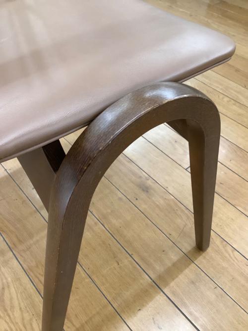 秋田木工 (アキタモッコウ) スツール ブラウン