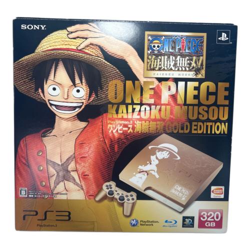 SONY (ソニー) PlayStation3 ONE PIECE 海賊無双 GOLD EDITION CECH-3000B OP 動作確認済み 03-27464401-5650136-CECH-3000B