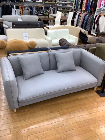 桜屋工業 (サクラヤコウギョウ) 2人掛けソファー グレー