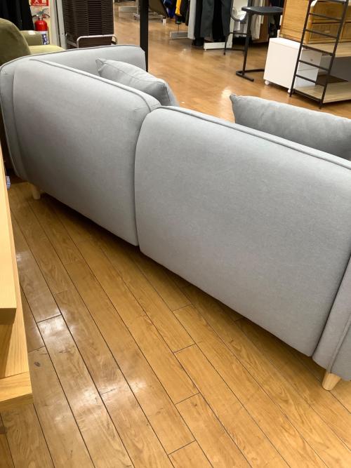 桜屋工業 (サクラヤコウギョウ) 2人掛けソファー グレー