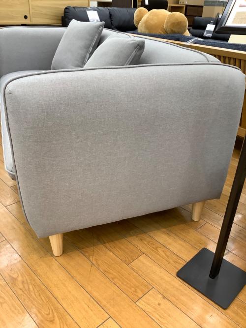 桜屋工業 (サクラヤコウギョウ) 2人掛けソファー グレー