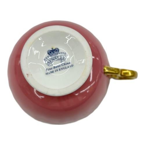 Aynsley (エインズレイ) カップ&ソーサー ピンク オーチャードゴールド