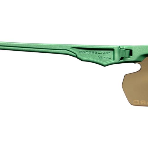 ESS (イーエスエス) シューティンググラス フレーム：グリーン / レンズ：ハイデフブロンズ、スモークグレイ EE9034-113 クロスブレイド NARO プロゴルファー 稲森 佑貴 選手モデル