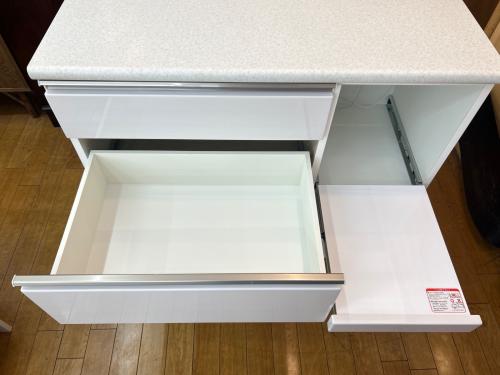ニトリ キッチンカウンター ホワイト 381 スライド台 アルミナ2
