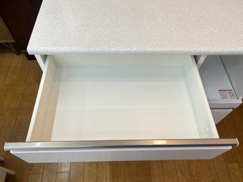 ニトリ キッチンカウンター ホワイト 381 スライド台 アルミナ2