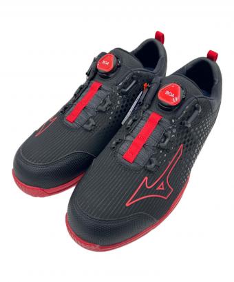 MIZUNO (ミズノ) 安全靴 メンズ SIZE 27cm ブラック×レッド nismo F1GA250009 Nismo Almighty TDⅡ 51L BOA NISMO