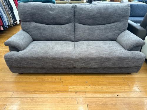 レイコージャパン 3人掛けソファー グレー 9636 布 幅:約196㎝