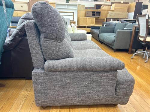 レイコージャパン 3人掛けソファー グレー 9636 布 幅:約196㎝