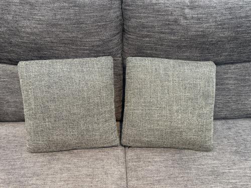 レイコージャパン 3人掛けソファー グレー 9636 布 幅:約196㎝