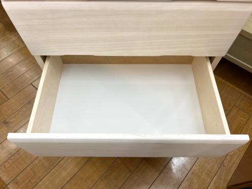 中村敬木工 (ナカムラタカシモッコウ) 5段チェスト ナチュラル×ホワイト DON NA