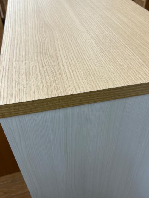 中村敬木工 (ナカムラタカシモッコウ) 5段チェスト ナチュラル×ホワイト DON NA