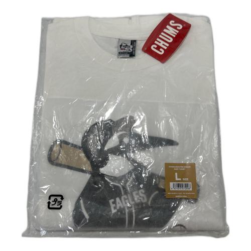 CHUMS (チャムス) 半袖カットソー メンズ SIZE L ホワイト 東北楽天ゴールデンイーグルス 2025 T-SHIRT
