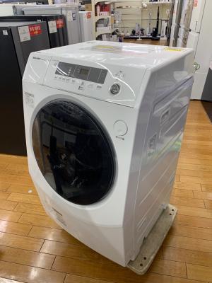 SHARP (シャープ) ドラム式洗濯乾燥機 ES-H10F-WL 2022年製 固定ボルト有り