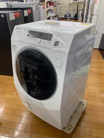 SHARP (シャープ) ドラム式洗濯乾燥機 ES-H10F-WL 2022年製 固定ボルト有り